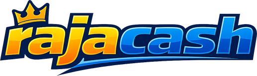 Logo rajacash platform hiburan online Indonesia